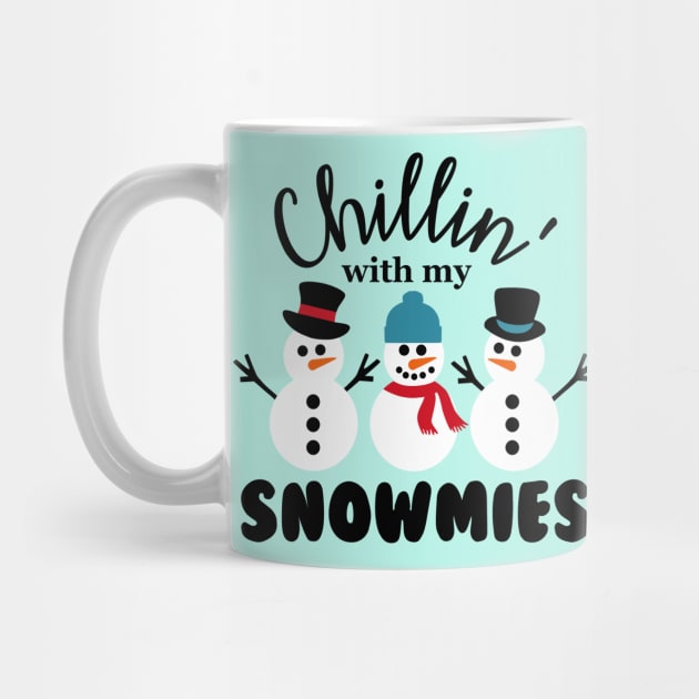 Chillin' With My Snowmies by MarinasingerDesigns